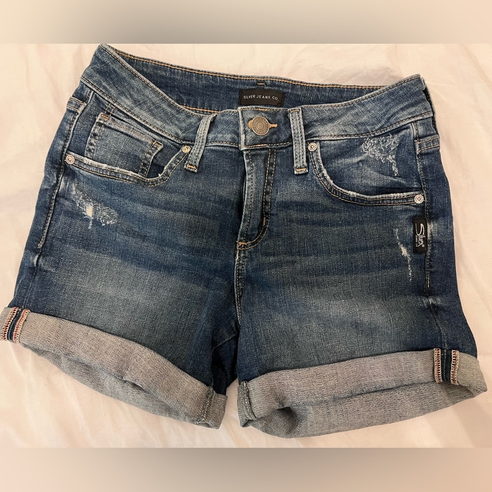 Silver Jeans Boyfriend Shorts